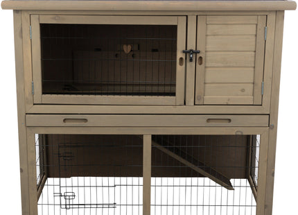 Trixie Natura Kleintierstall – Holz, mit Freilaufgehege