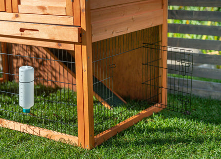 Trixie Natura Kaninchenstall - mit Freigehege, braun