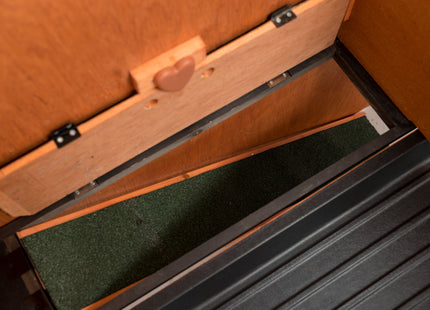 Trixie Natura Kaninchenstall - mit Freigehege, braun