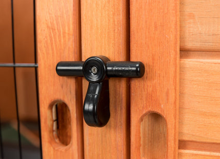 Trixie Natura Kaninchenstall - mit Freigehege, braun