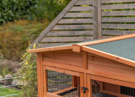 Trixie Natura Kaninchenstall XL - braun, 2 Etagen