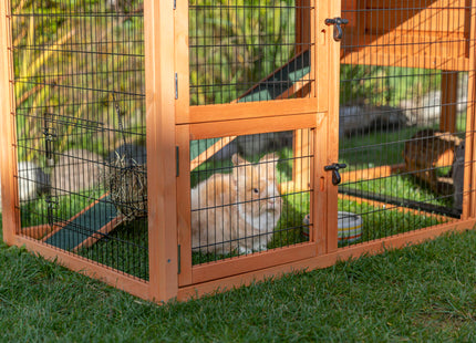 Trixie Natura Kaninchenstall - braun, gross