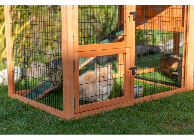 Trixie Natura Kaninchenstall - braun, gross