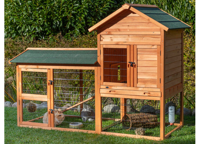 Trixie Natura Kaninchenstall - braun, gross