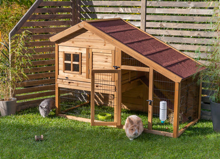 Trixie Natura Kaninchenstall XL braun