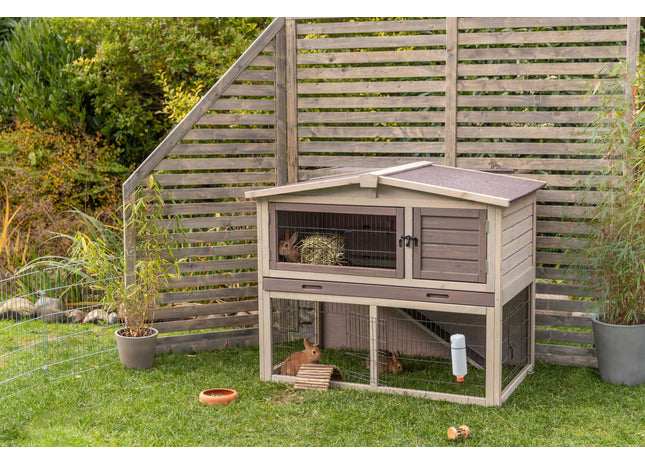 Trixie Natura Kleintierstall - Kleintierstall grau/braun