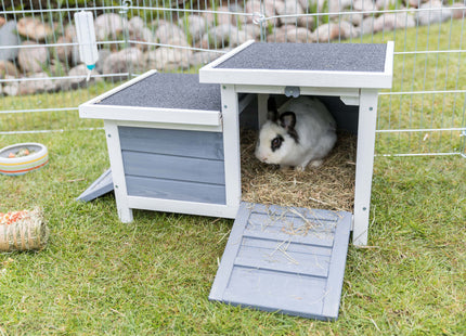 Trixie Natura Kleintierhaus – Kleintierhaus weiss/grau