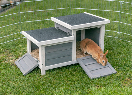 Trixie Natura Kleintierhaus – Kleintierhaus weiss/grau