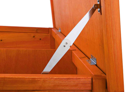 Trixie Natura Kaninchenstall - 2 Etagen, braun, 116x111x65 cm