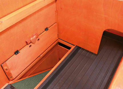 Trixie Natura Kaninchenstall - 2 Etagen, braun, 116x111x65 cm