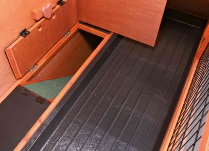 Trixie Natura Kaninchenstall - braun, 2-stöckig