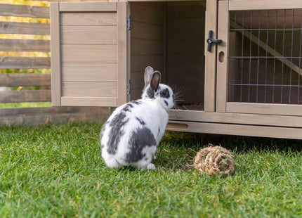 Trixie Natura Kleintierstall - 2-stöckig, grau