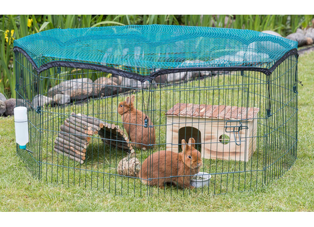 Trixie Natura Freilaufgehege - 8 grüne Elemente