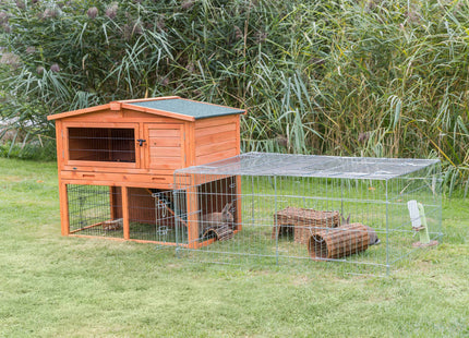 Trixie Natura Freilaufgehege - verzinktes Metall, 144x116x58cm