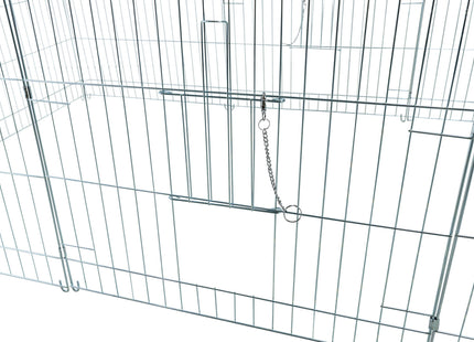 Trixie Natura Freilaufgehege - verzinktes Metall, 144x116x58cm