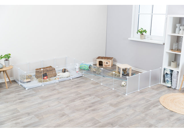 Trixie Erweiterungselemente – Metall, weiss, 35x35 cm