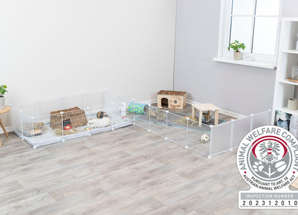 Trixie Erweiterungselemente – Metall, weiss, 35x35 cm