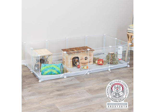 Trixie Boden - Indoor Freilaufgehege, grau, 140×70cm