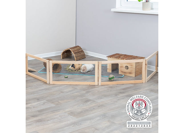 Trixie - Freilaufgehege, Holz und Metall, 4 Elemente