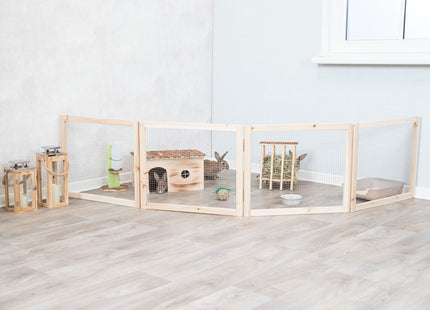 Trixie Freilaufgehege - modular, Holz und Metall