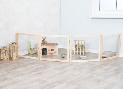 Trixie Freilaufgehege - modular, Holz und Metall