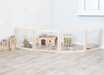 Trixie Freilaufgehege - modular, Holz und Metall