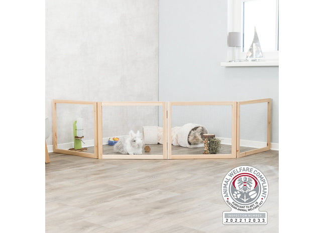 Trixie Freilaufgehege - modular, Holz und Metall