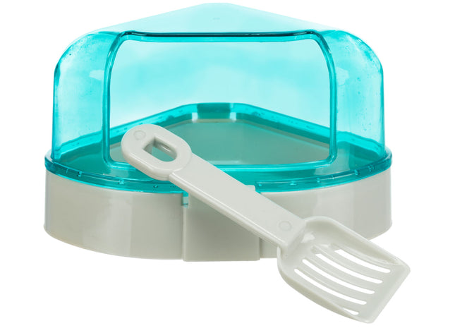 Trixie Ecktoilette mit Dach für Hamsterkäfige