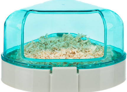 Trixie Ecktoilette mit Dach für Hamsterkäfige