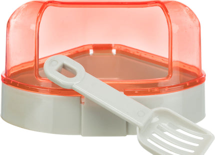 Trixie Ecktoilette mit Dach für Hamsterkäfige