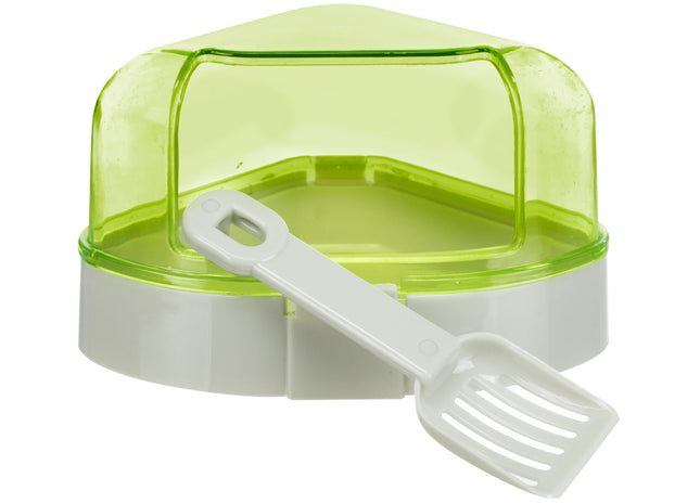 Trixie Ecktoilette mit Dach für Hamsterkäfige