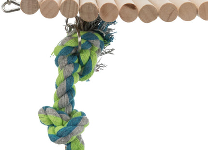 Trixie Hängebrücke – Hamster, Holz und Tau