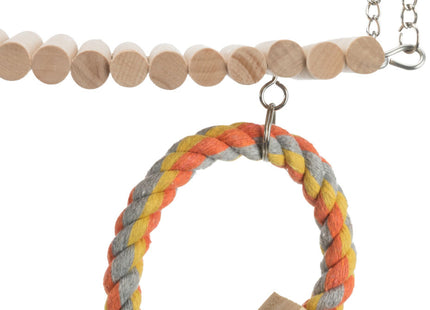 Trixie Hängebrücke – Hamster, Holz und Tau