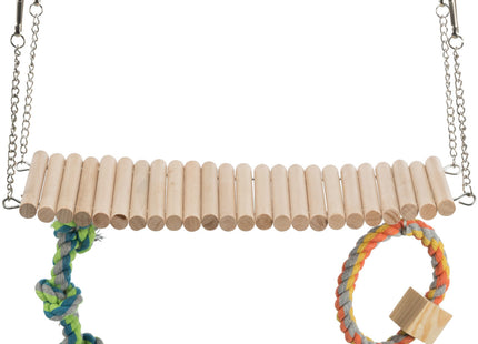 Trixie Hängebrücke – Hamster, Holz und Tau