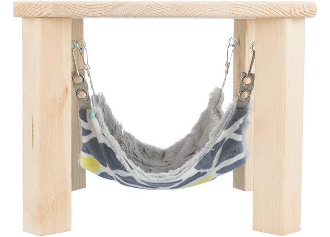 Trixie Unterstand Sunny - Holzunterstand mit Hängematte