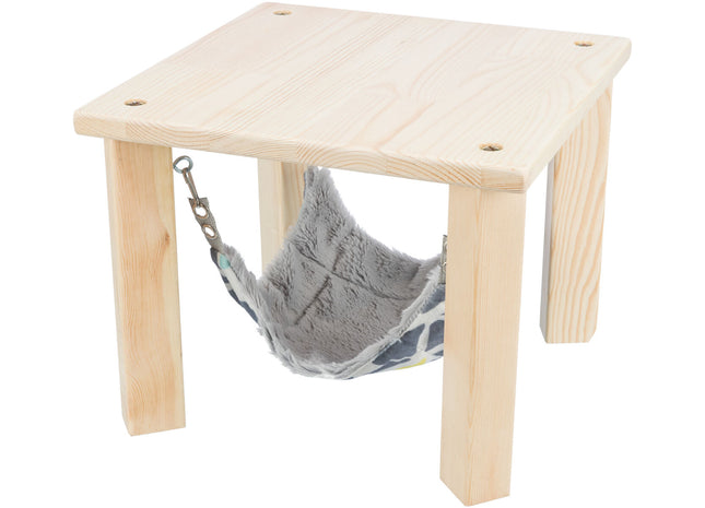 Trixie Unterstand Sunny - Holzunterstand mit Hängematte