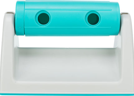 Trixie Snack Roll mit Halter – Kunststoff grau/türkis