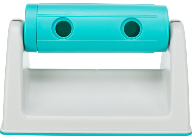 Trixie Snack Roll mit Halter – Kunststoff grau/türkis