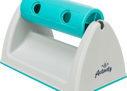 Trixie Snack Roll mit Halter – Kunststoff grau/türkis