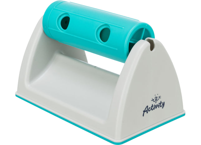 Trixie Snack Roll mit Halter – Kunststoff grau/türkis