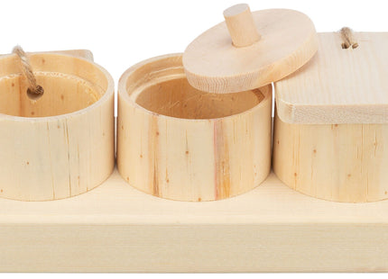 Trixie Snack Cups - Holzspielzeug für Katzen