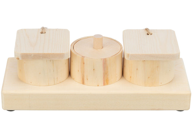 Trixie Snack Cups - Holzspielzeug für Katzen