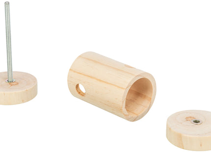 Trixie Snack Roll – Holzspielzeug, unbehandelt, ø6×11cm