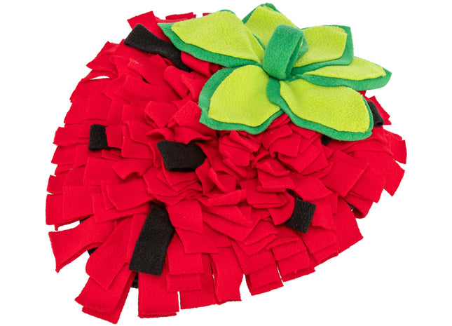 Trixie Schnüffelteppich Erdbeere – rot, 33×40 cm