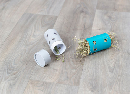 Trixie Snack & Food Roll – Pappe grau/türkis