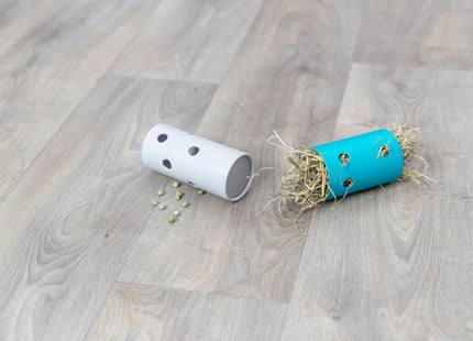 Trixie Snack & Food Roll – Pappe grau/türkis