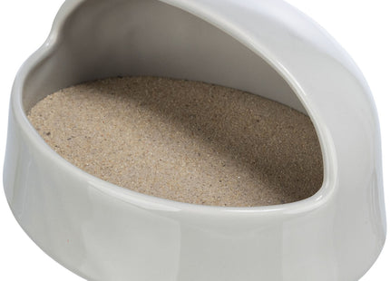 Trixie Sandbad - Keramik, grau, 20×10×16 cm