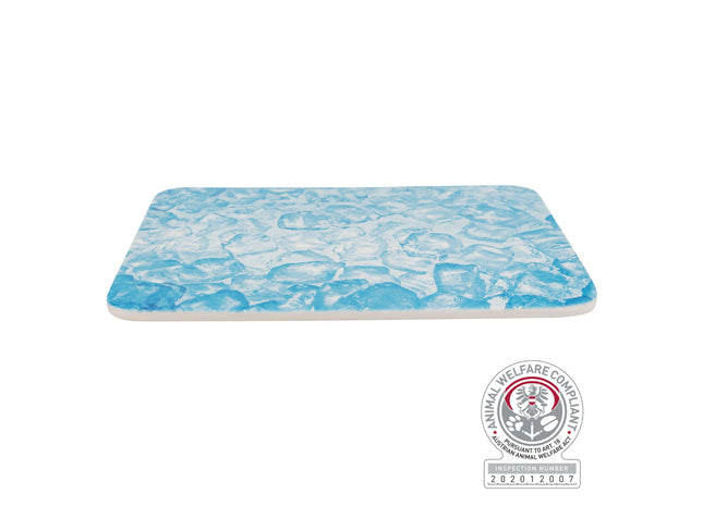 Trixie Kühlplatte – Keramik, Blau, 28×20cm