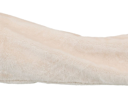 Trixie Kuscheltunnel – Plüsch, naturfarben, 27x21x80cm