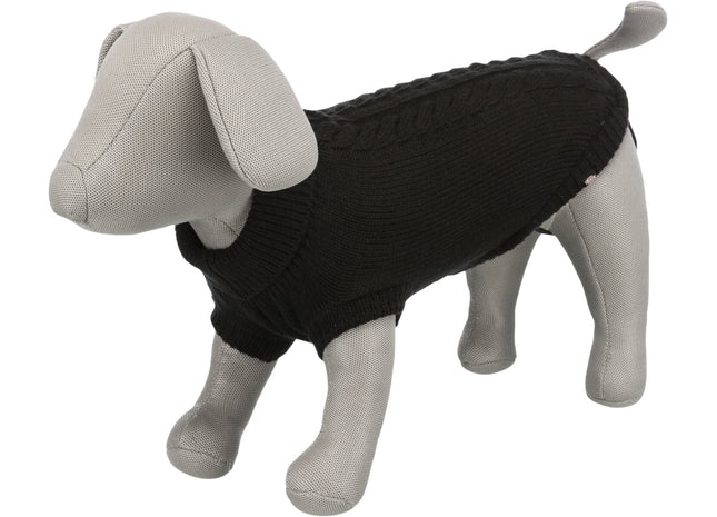 Trixie Pullover Kenton – Hundepullover schwarz XS